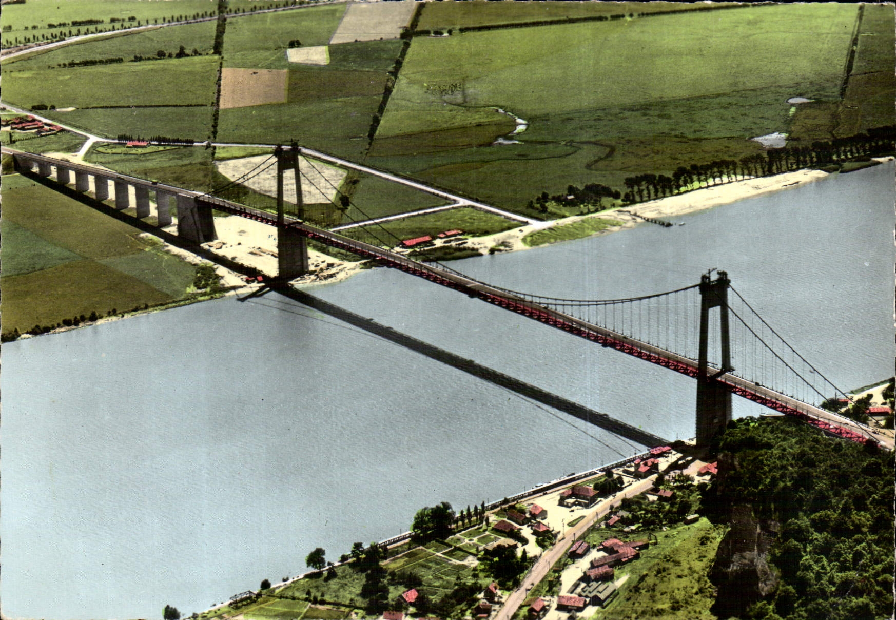 CPM Le Pont de Tancarville Seine Maritime 