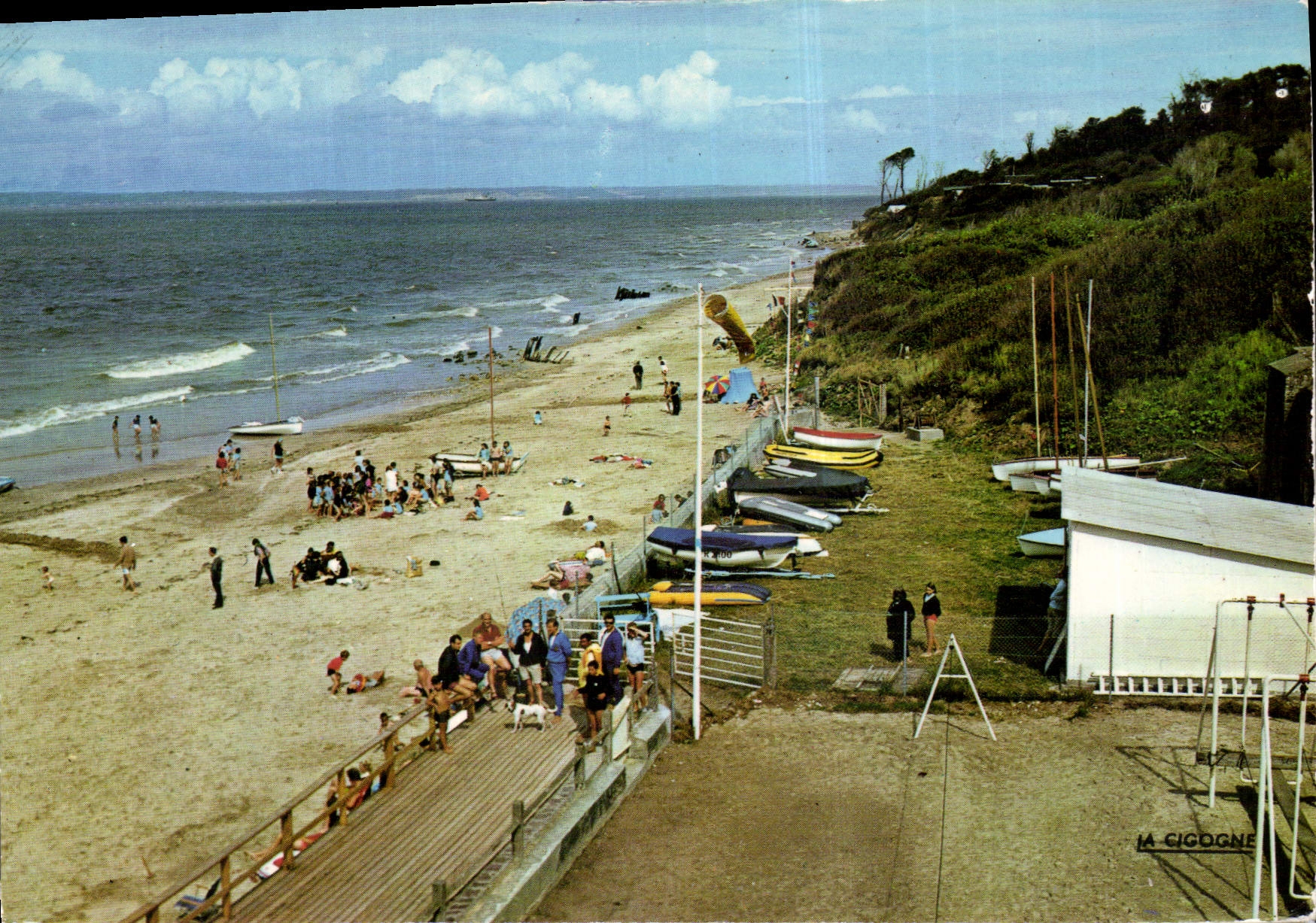 CPM Normandie France Villerville Le Club Nautique 