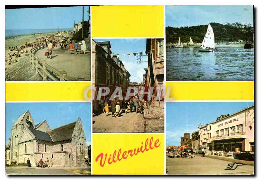 CPM Normandie France Villerville La Plage Club Nautique 
