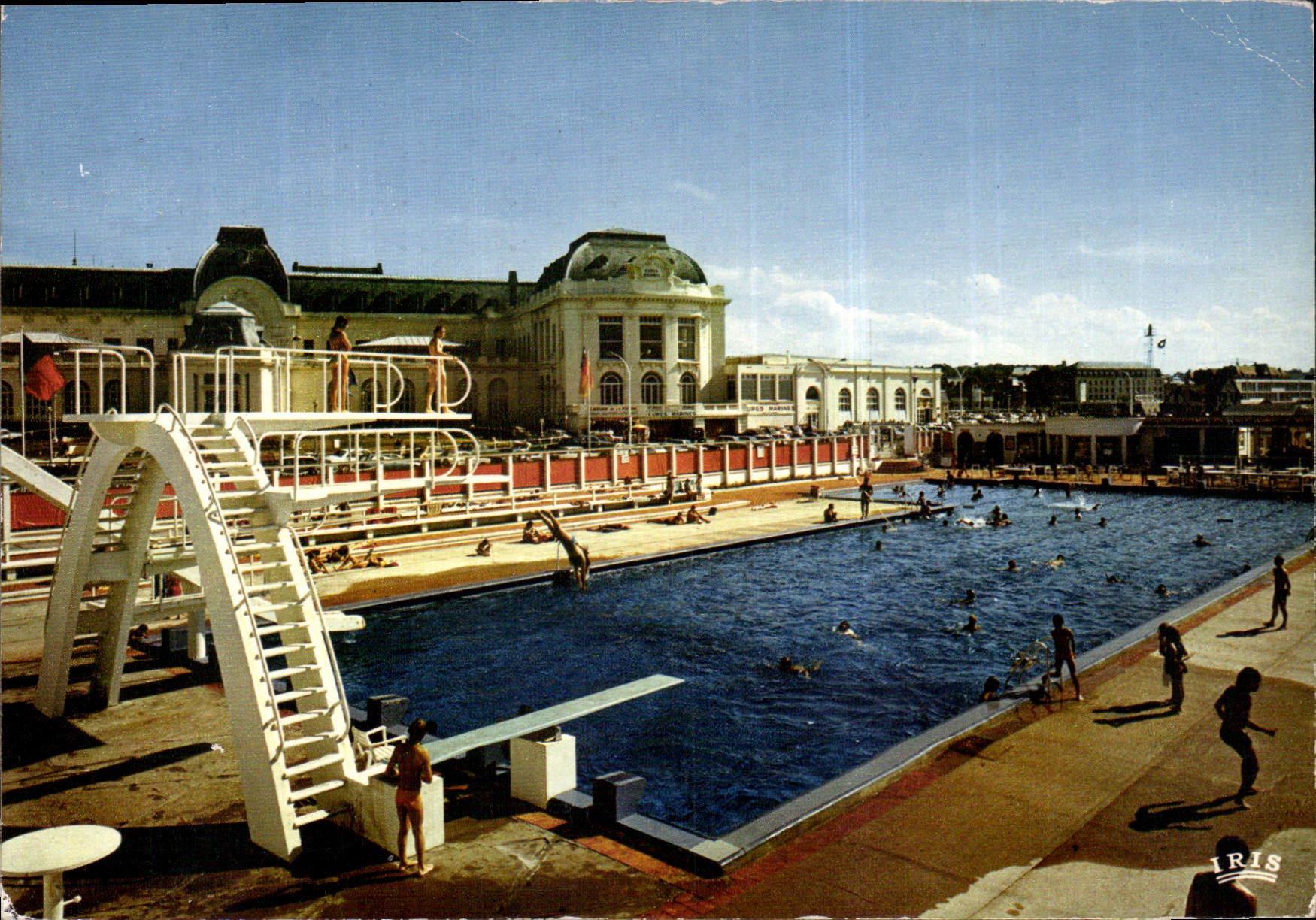 La piscine de Trouville — Casino de Trouville — éditeur IRIS