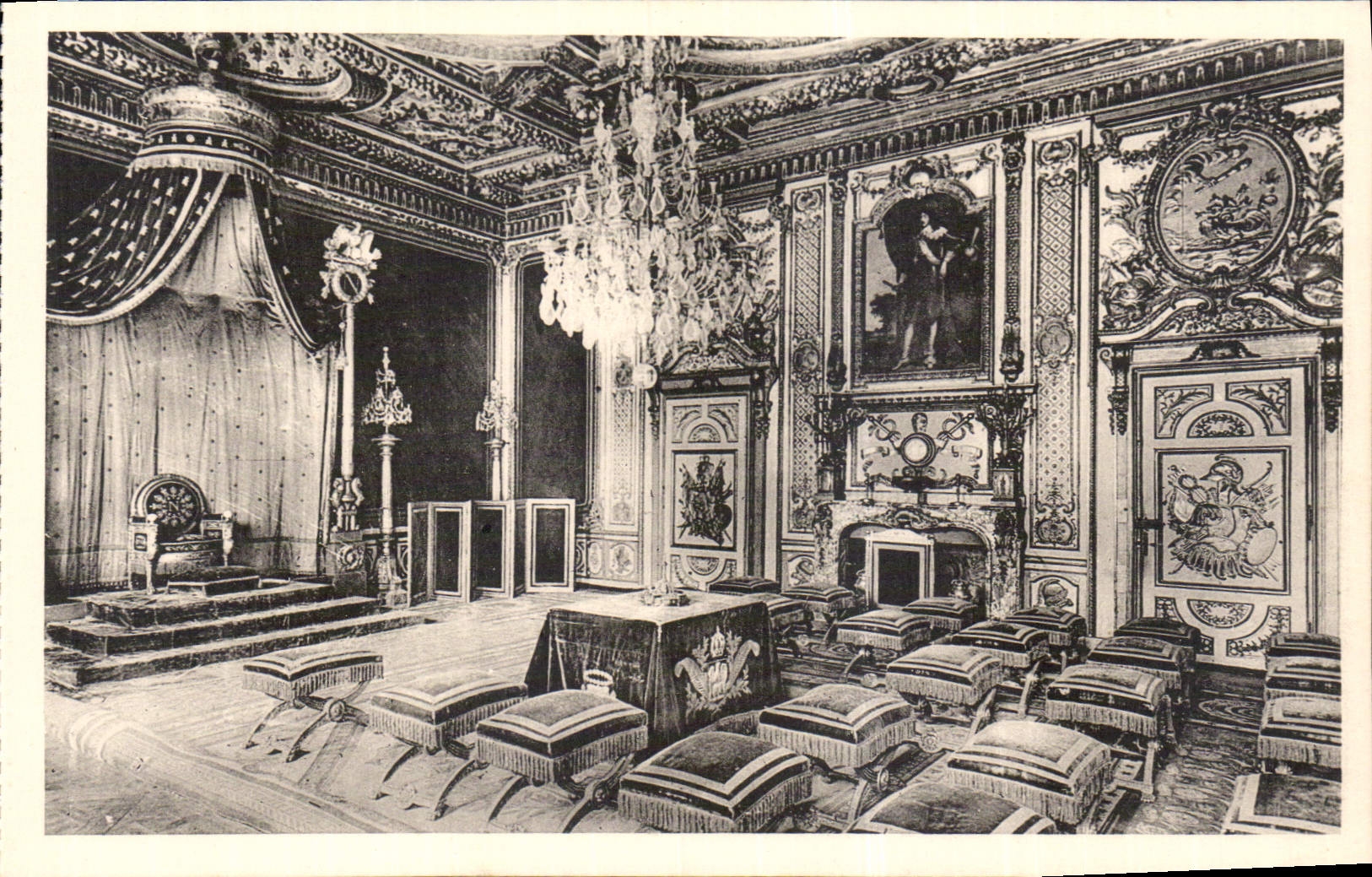 Schloss Fontainebleau — Saal des Thrones — CPAPHIL