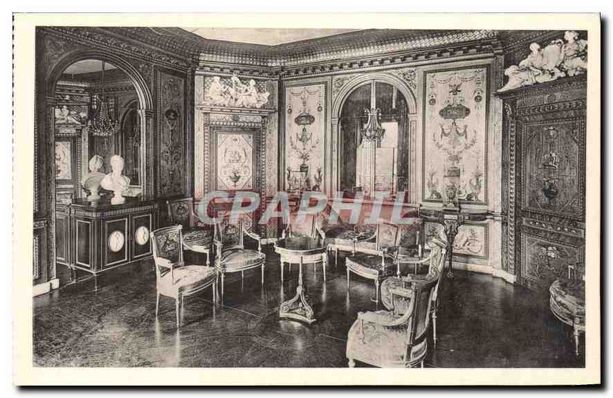 Schloss Fontainebleau — Das Boudoir von Marie-Antoinette — Ansichtskarte Nr. 10