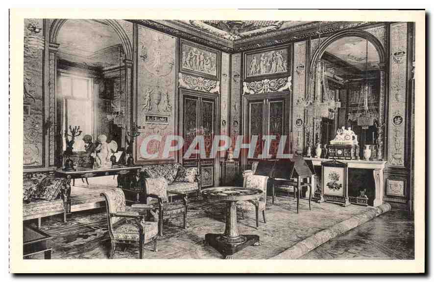 Château de Fontainebleau — Salon de musique de Marie-Antoinette — Carte postale n°12