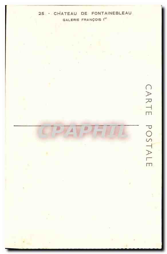 Castillo de Fontainebleau — Galería François 1er — Graphphil — Reverso