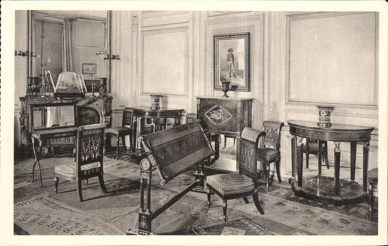 Castello di Fontainebleau — Piccoli appartamenti : il salone di Joséphine — CPAPHIL n°58