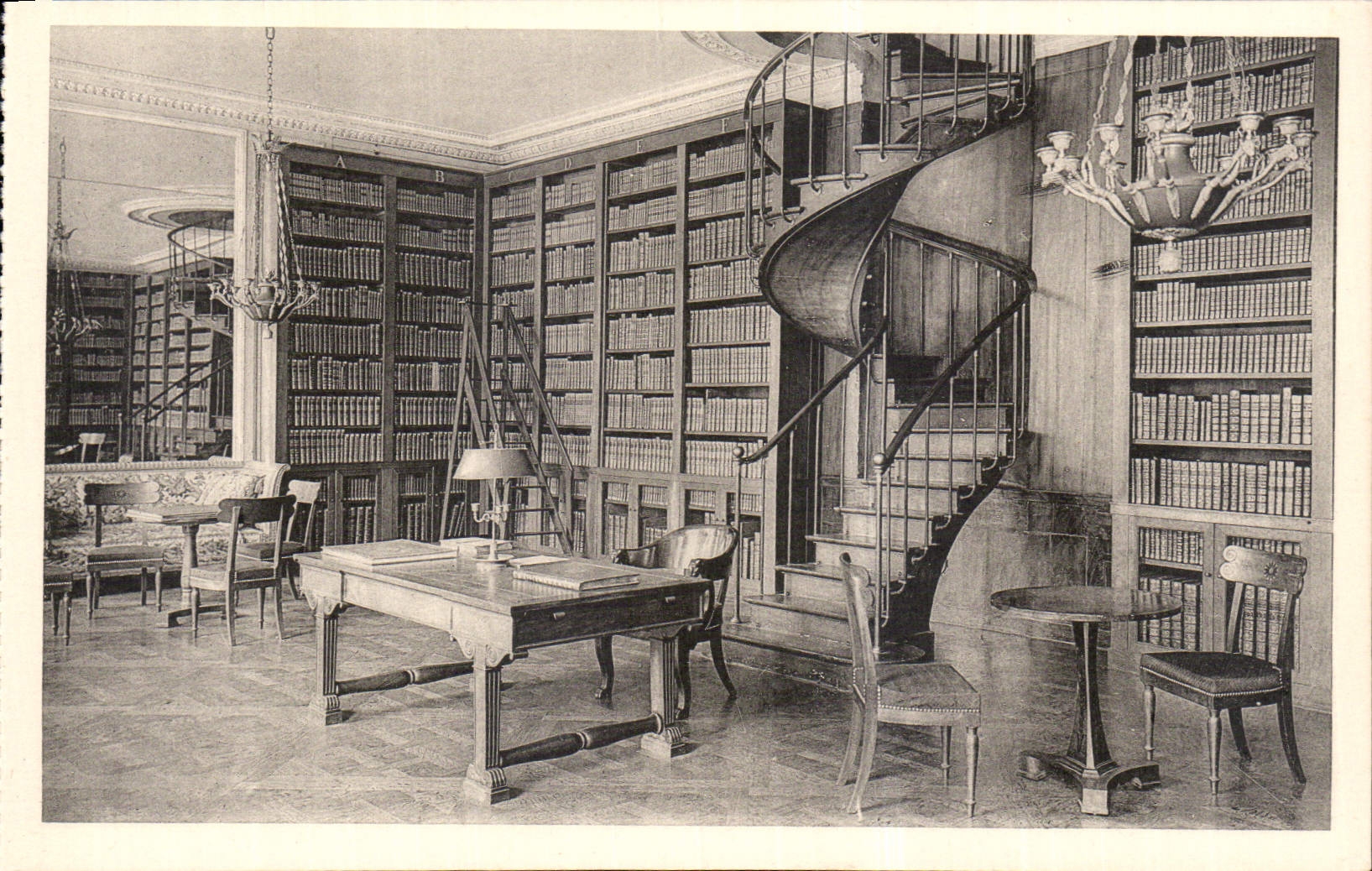 Château de Fontainebleau — Bibliothek — CPAPHIL n°65