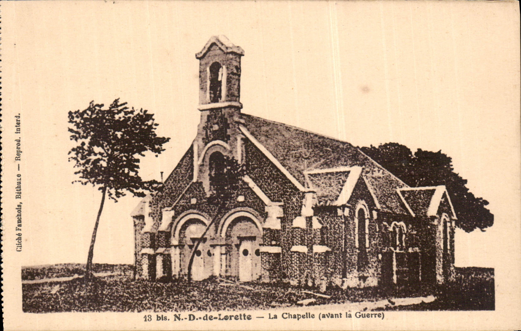 CPA ND de Lorette la Chapelle avant la Guerre 