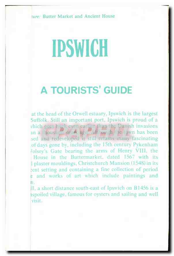 CPM Ipswich Butter Market and Ancient House  — Rückseite