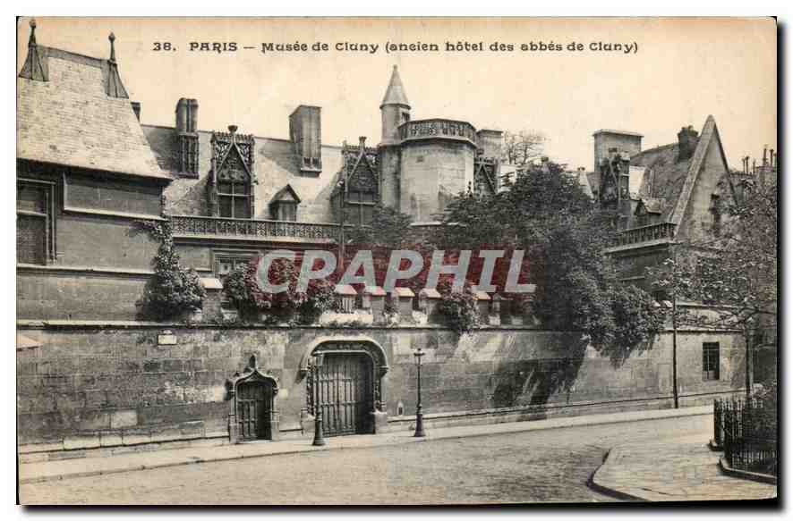 CPA Paris Musee de Cluny ancien hotel des abbes de Cluny 