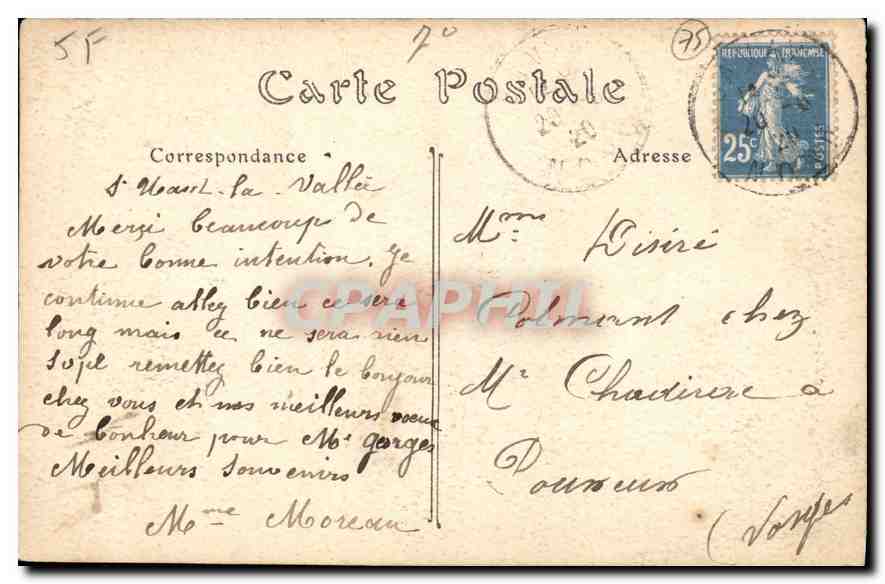 CPA Paris Le Dome de l'Hotel des Invalides  — Verso
