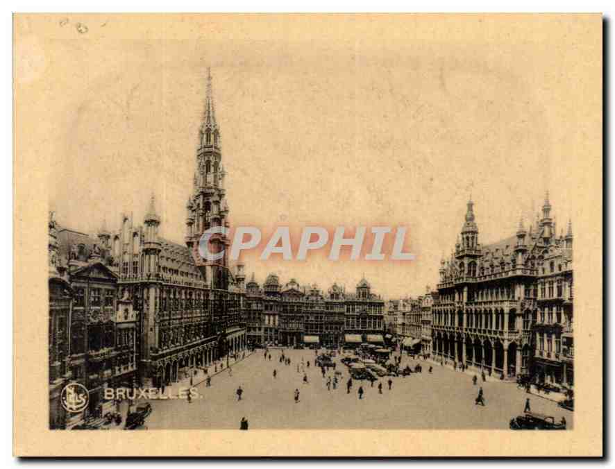 CPM Bruxelles Hotel de Ville et Grand Place 