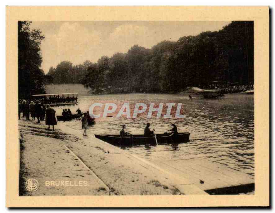 CPM Bruxelles Bois de la Cambre Le lac 