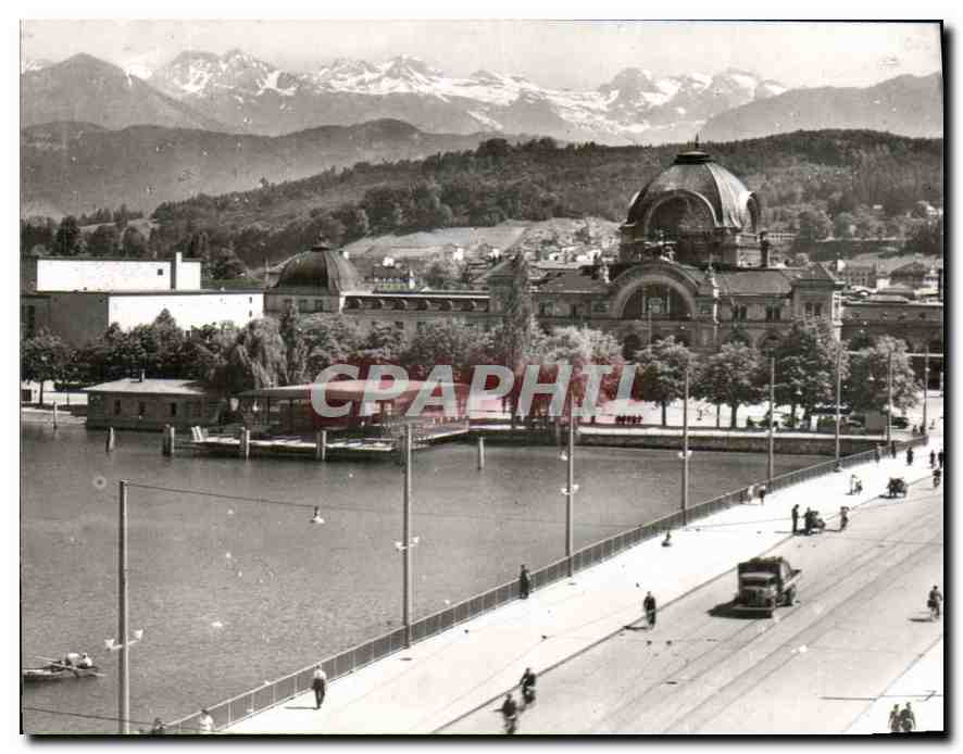 CPM Luzern Bahnhot mit Alpen 