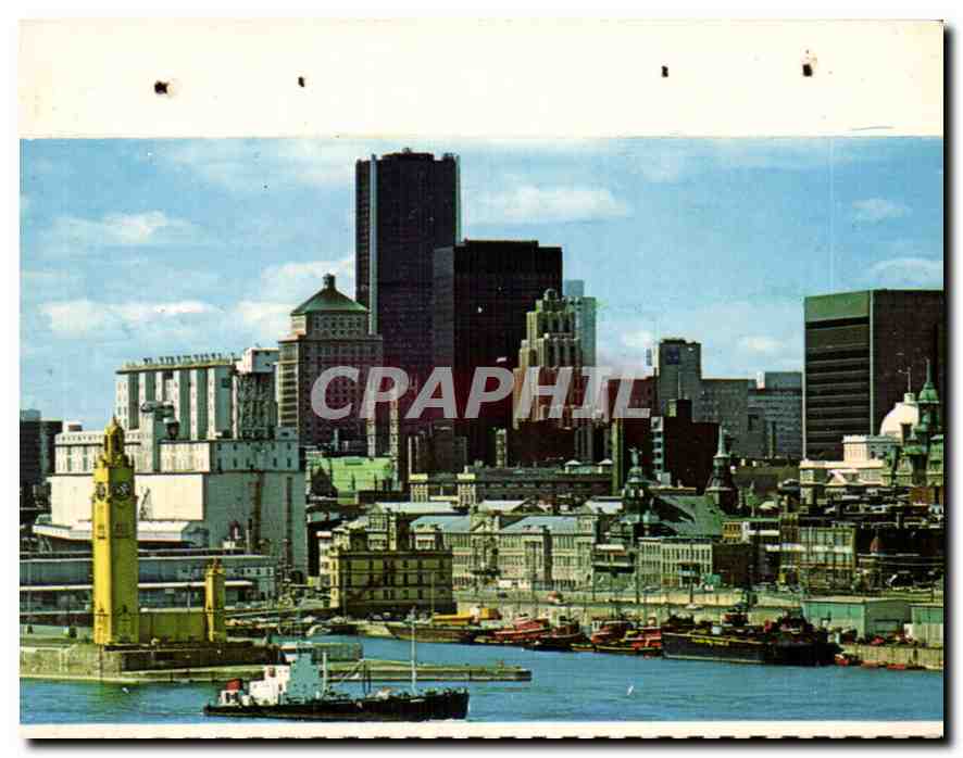 CPM Montreal Quebec Vue aerienne de Montreal 