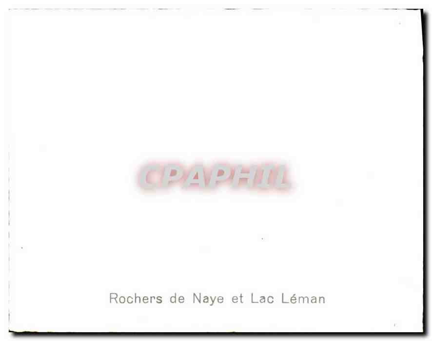 CPM Rochers de Naye et Lac Leman  — Rückseite