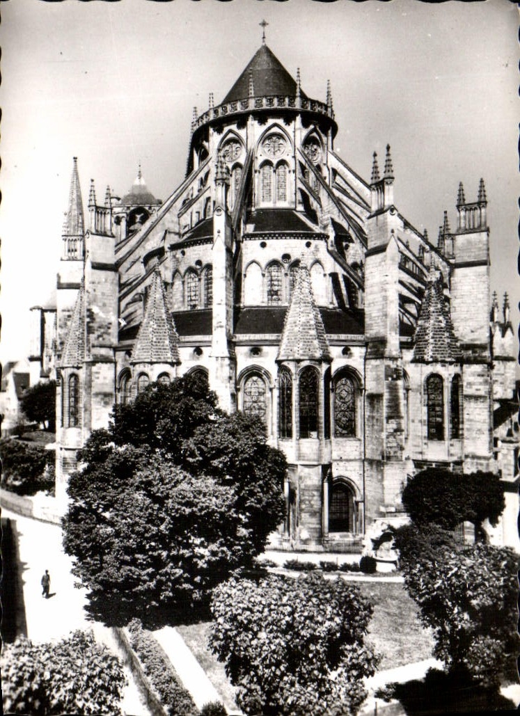 Kathedrale Saint-Étienne in Bourges — Die Apse — Verlag E.P., Nr. 7220