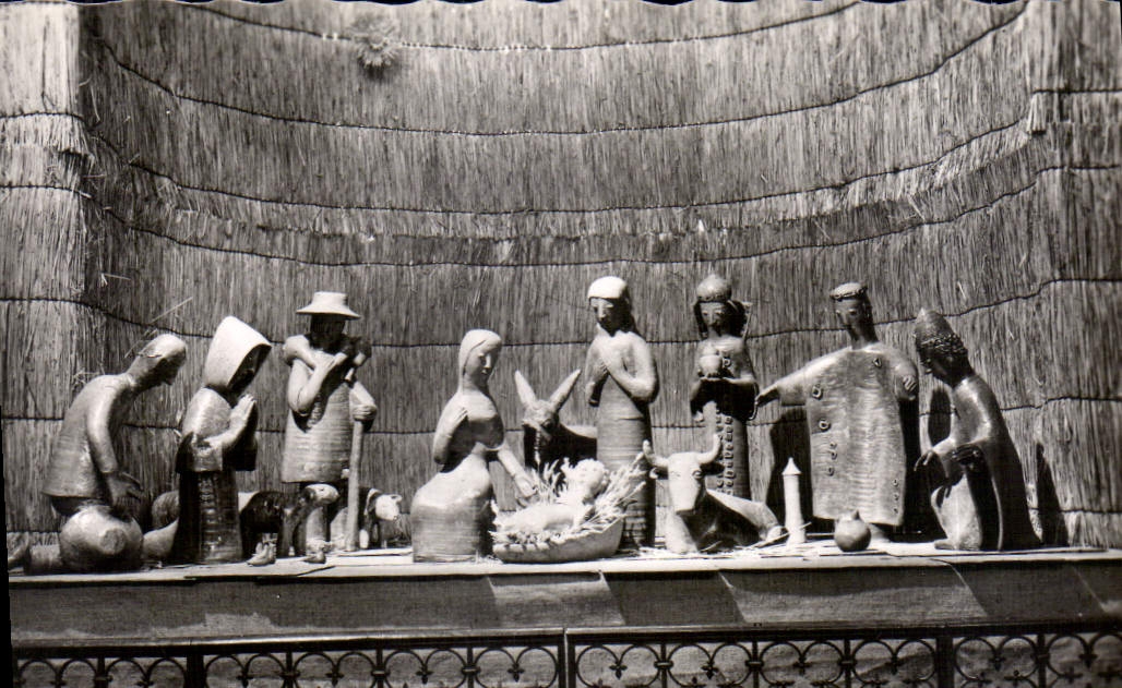 Crèche de LERAT (La Borne) — Cathédrale ST-ETIENNE de BOURGES — Collection CPAPHIL 7236