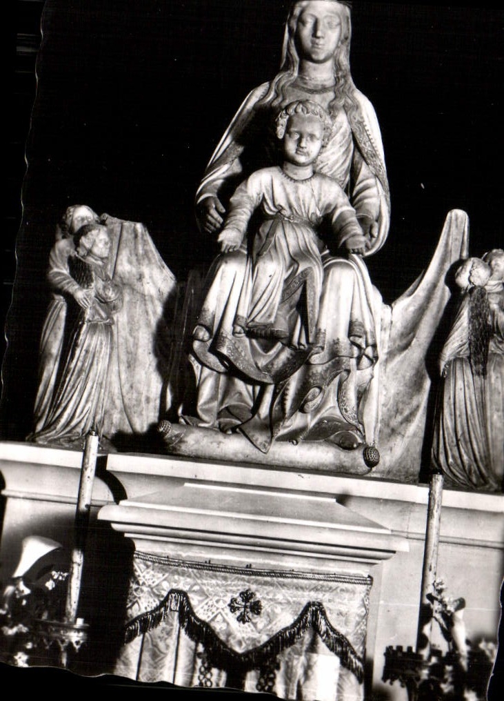Notre-Dame la Blanche — Cathédrale Saint-Étienne de Bourges — marbre du XVe siècle