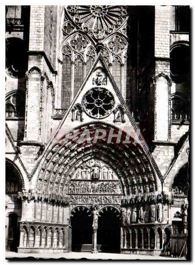 Cathédrale Saint-Étienne de Bourges — Portail Central, tympan du Jugement Dernier (XIIIe s.) — Collection Cathédrale de Bourges, n° 7235