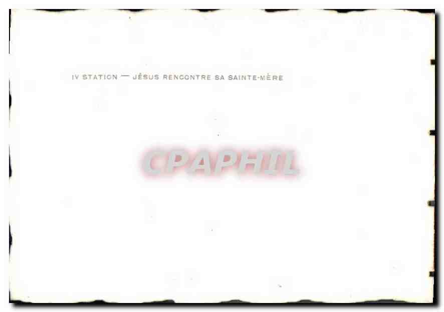 CPM Calvaire de Pontchateau  Station Jesus Rencontre sa Sainte Mere  — Back