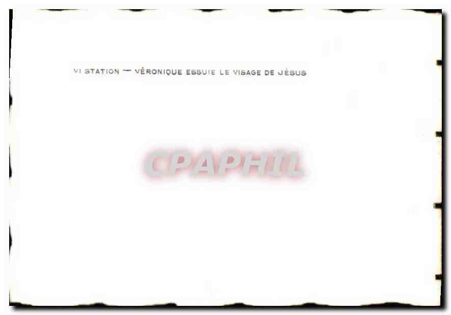 CPM Calvaire de Pontchateau  Station Veronique Essuie le Visage de Jesus  — Back
