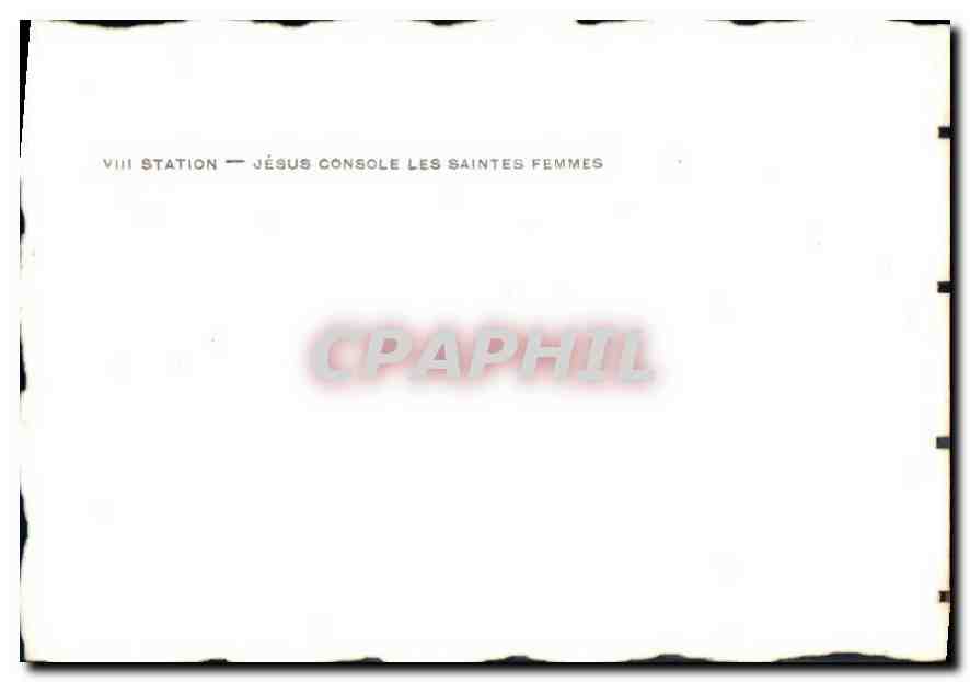 CPM Calvaire de Pontchateau  Station Jesus Console les Saintes Femmes  — Back