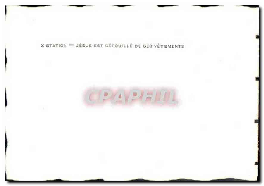 CPM Calvaire de Pontchateau  Station Jesus est depouille de ses vetements  — Back