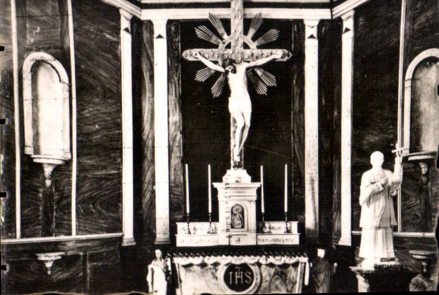 CPM La Vieille Chapelle Int et le Christ du p de Montfort 