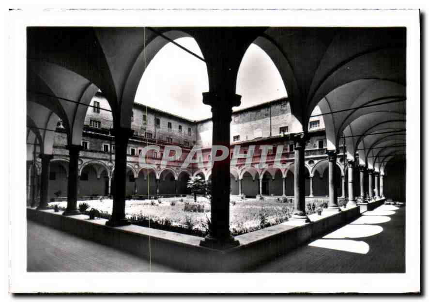 CPA Parma Un des Cloitre Monumentaux de l'Abbaye de S Jean Evangeliste 