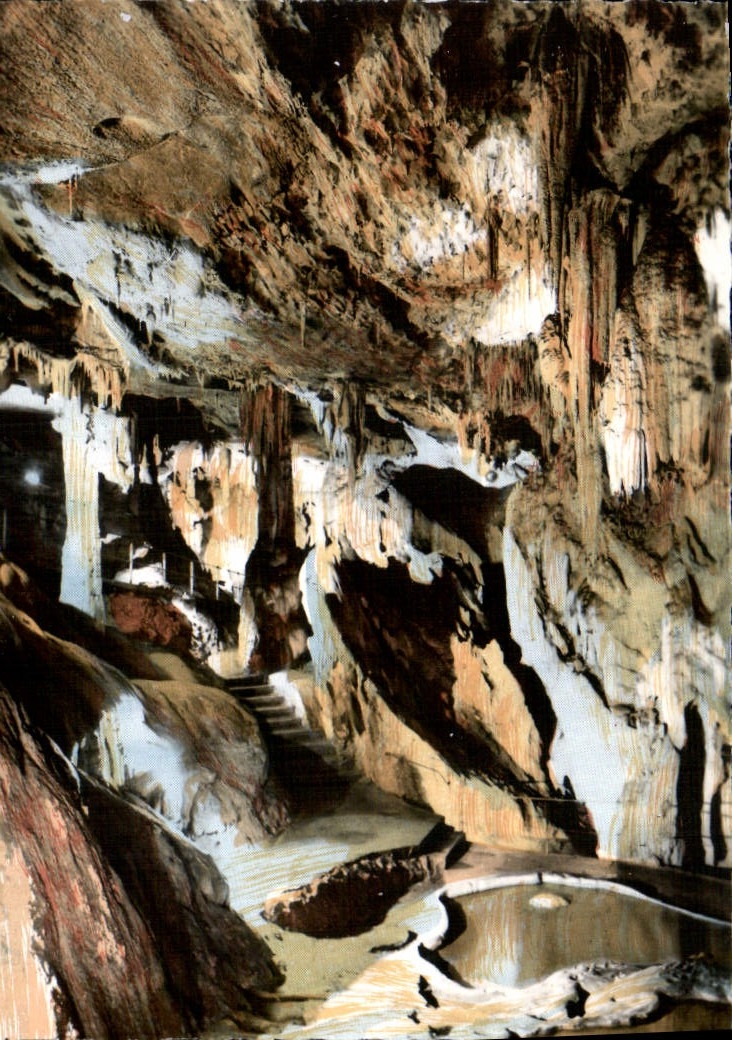 CPM Les Pyrenees Les Grottes de Betharram Bassin des Naiades 