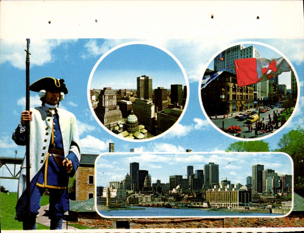CPM Montreal Quebec Differentes vues de Montreal 