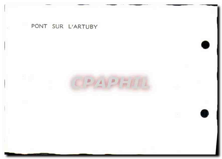Brücke über den Artuby — CPAPHIL — Rückseite