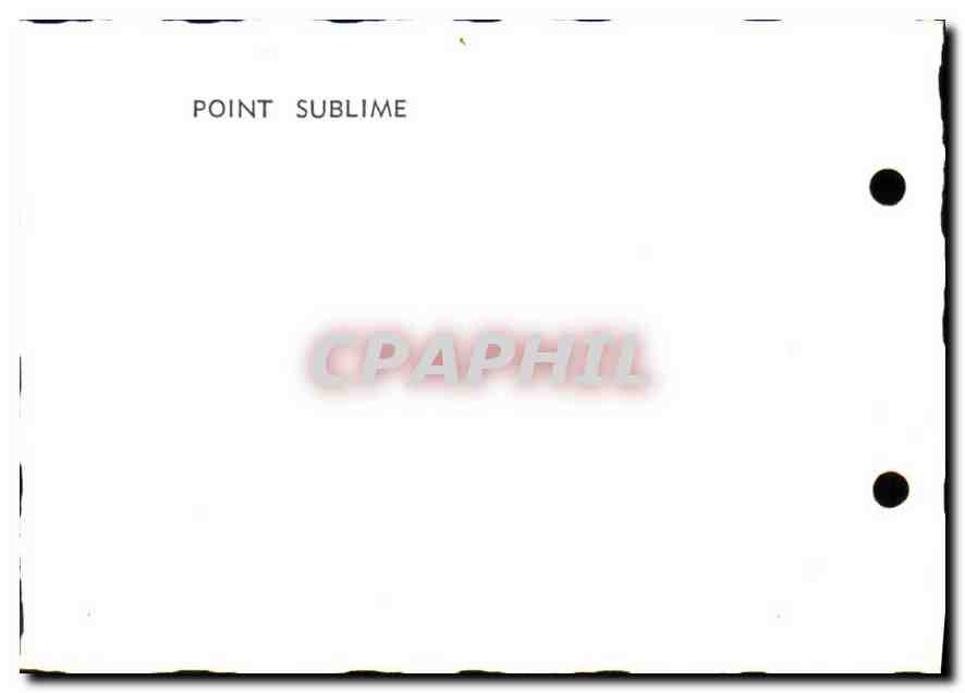 Sublime Punkt — Panoramablick in einen Canyon — CPAPHIL — Rückseite