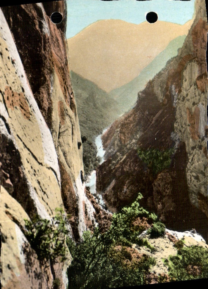 The Galetas — View of the Canyon — Vintage Postcard/Antike Ansichtskarte