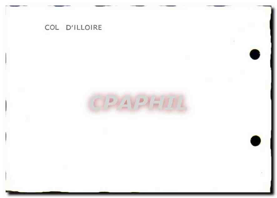 Col d'Illoire — Panoramablick — CPAPHIL — Rückseite
