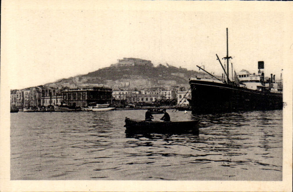 CPM Napoli Castel S Elmo visto dal Porto 