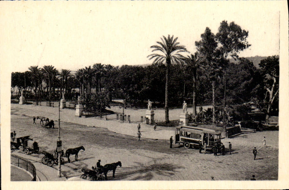 CPM Napoli Piazza Vittoria Ingresso della Villa Comunale 