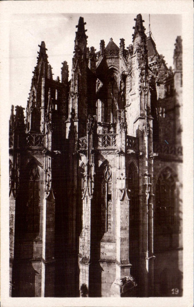 Mont-Saint-Michel — Die Apse der Kirche — 15. Jahrhundert