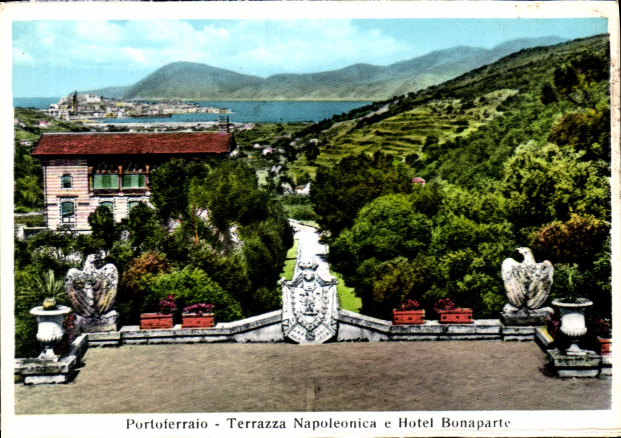 CPM Portoferraio Terrazza Napoleonica e Hotel Bonaparte 