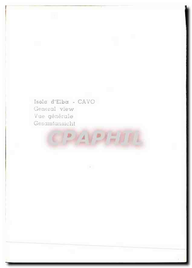 CPM Cavo Panorama  — Rückseite