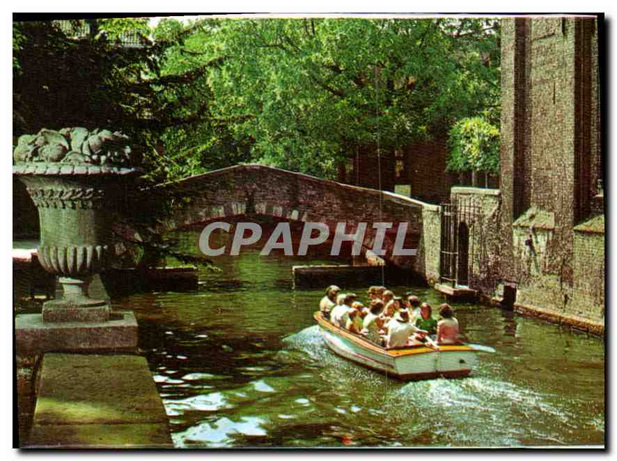 CPM Brugge Jardin Arents Pont Saint Boniface 