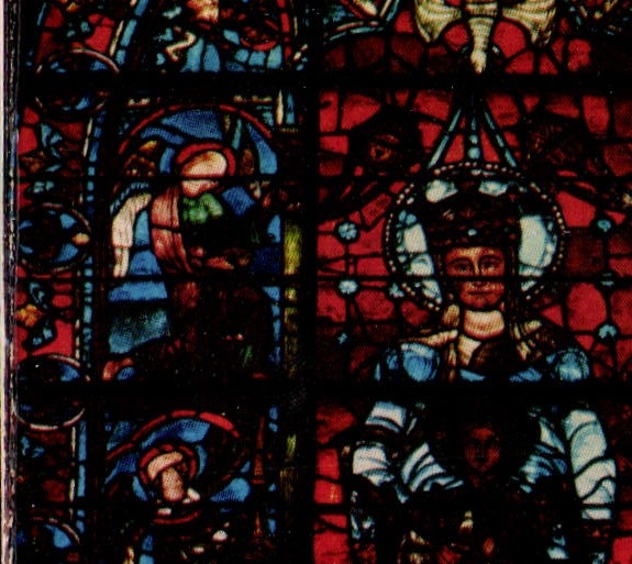 Notre-Dame de la Belle Verrière — Engel — 13. Jahrhundert — CPAPHIL