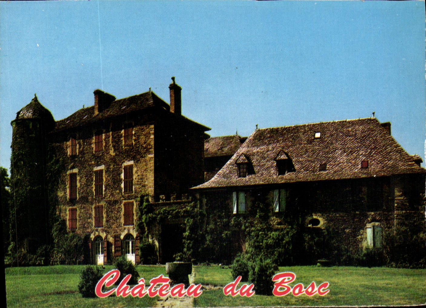 Château du Bosc — vue extérieure — CPAPHIL n° 103