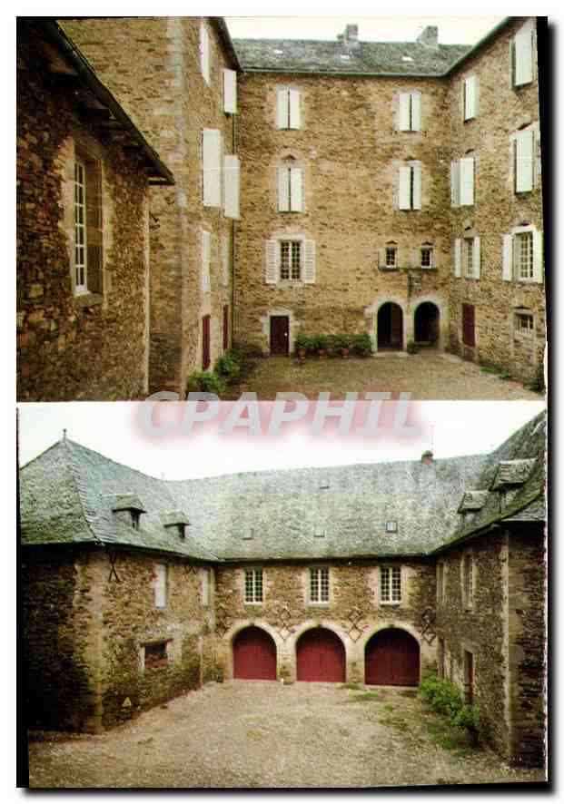 CPM Chateau du Bosc Demeure historique Musee d'enfance du peintre Toulouse Lauterec Deux aspects de 