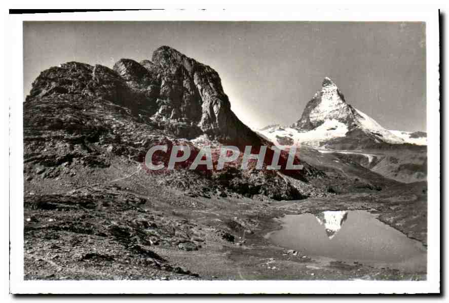 CPM Riffelsee von der Gornergratbahn Riffelhorn u Matterhorn 
