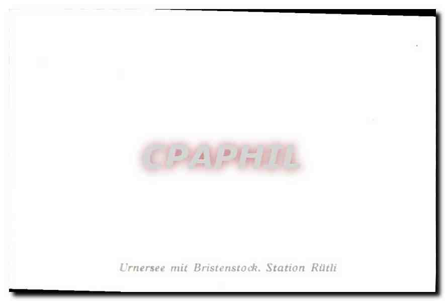 CPM Urnersee mit Bristenstock Station Rutli  — Rückseite