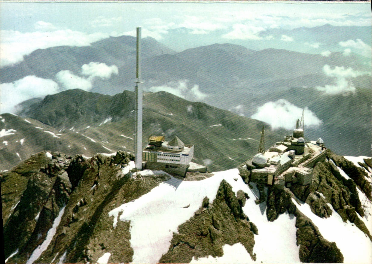 Luftbild des Pic du Midi de Bigorre — H. 2.865 m. — Verlag CPAPHIL, Nr. 358