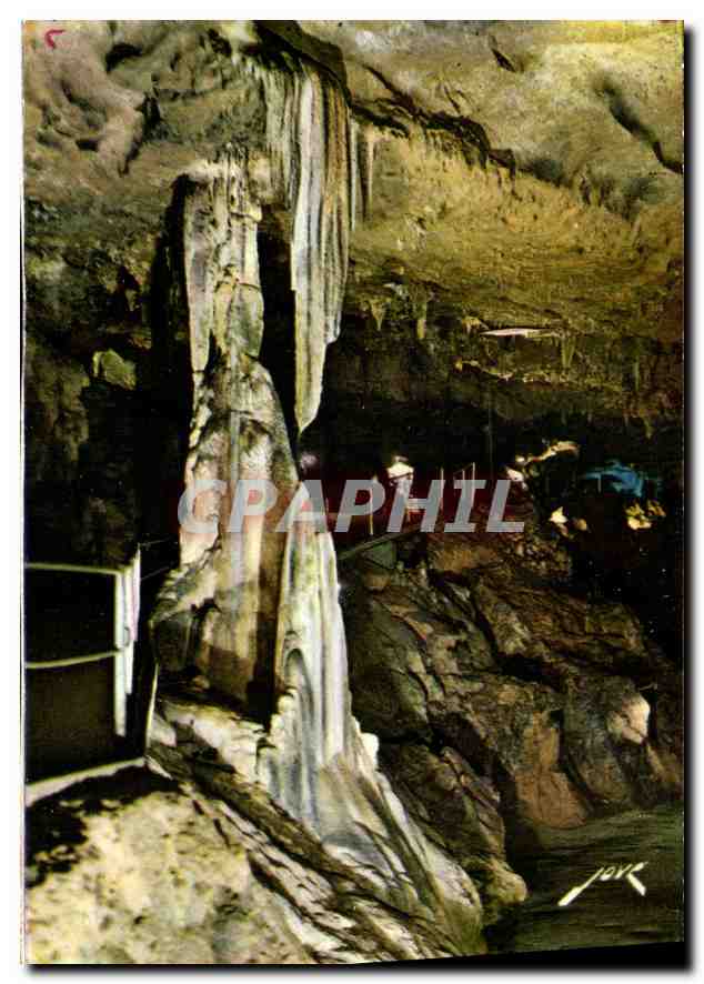 CPM Les Grottes de Betharram H P Colonne en formation