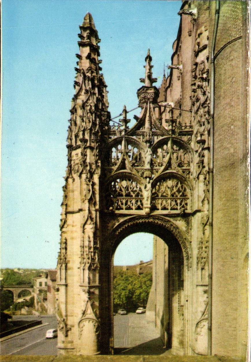Albi (Tarn) — La Basilique Ste-Cécile (XIIIe s.) et le Baldaquin (XVIe s.) — CPAPHIL