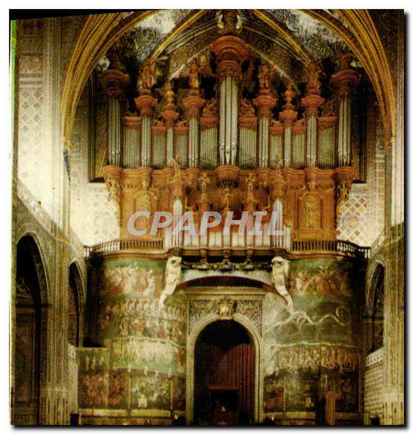 CPM Albi Tarn la Basilique Ste Cecile XIII S la Voute Peintures italiennes 1509 1514 le grand Orgue 